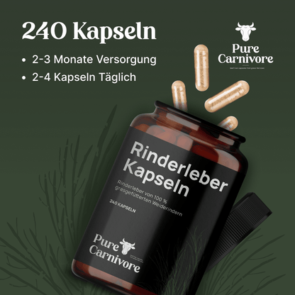 Rinderleberkapsel - Purecarnivore