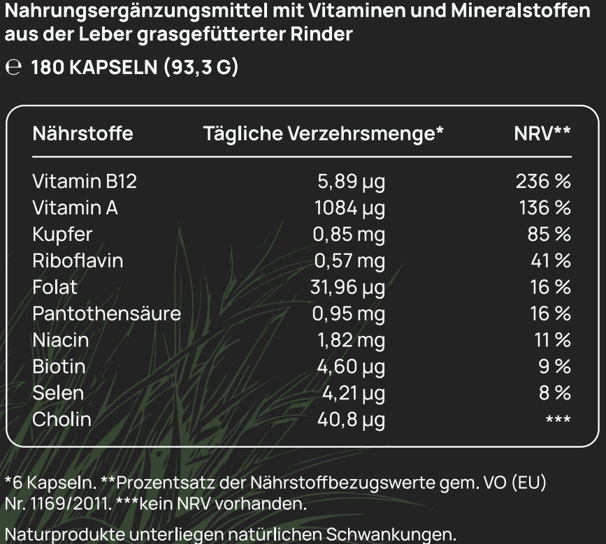 Rindergelatine Pulver [500g] – Etikett
