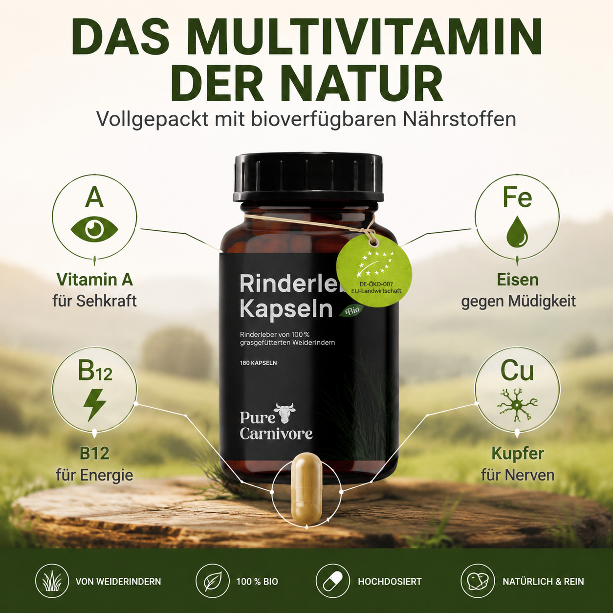 Bio Rinderleber Kapseln