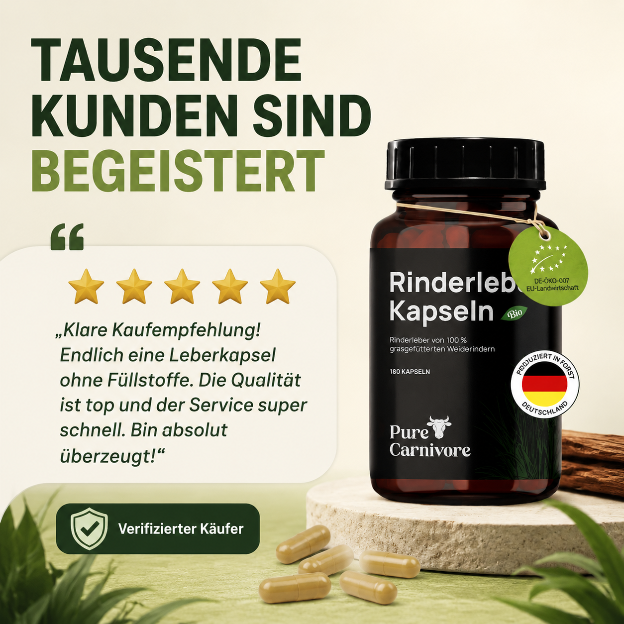 Bio Rinderleber Kapseln