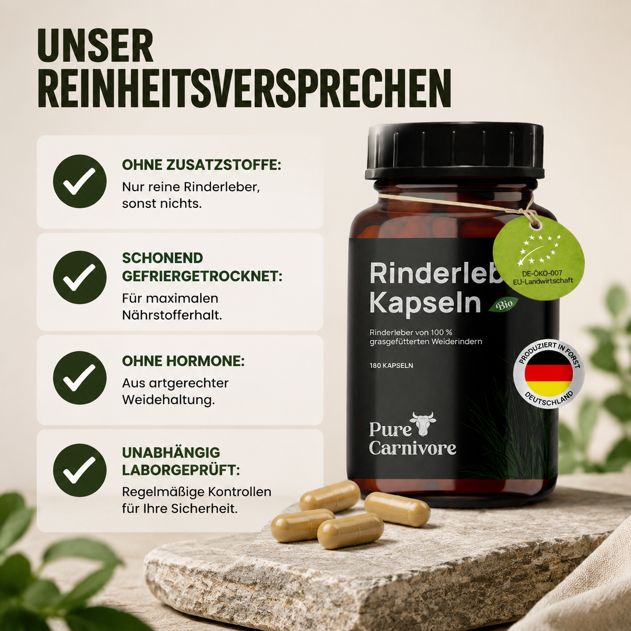 Bio Rinderleber Kapseln